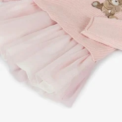 Baby Bears Pink Knit & Tulle Bear Dress