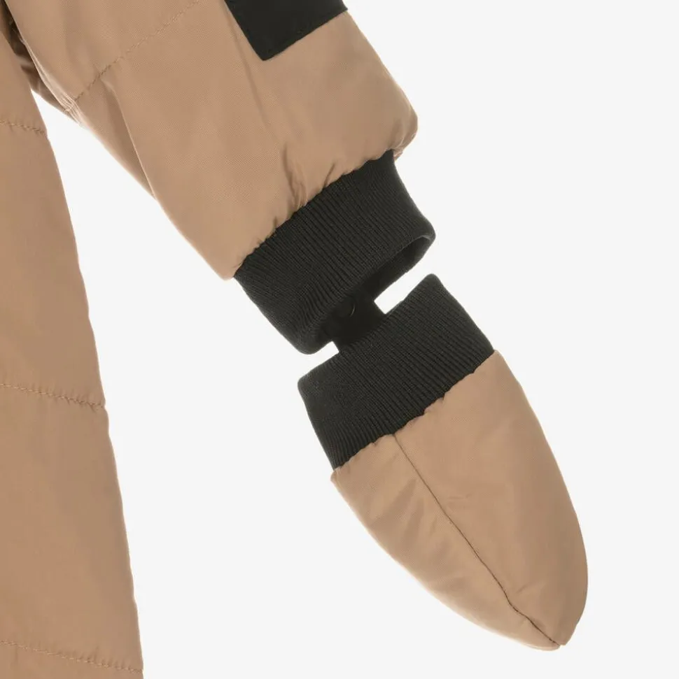 Baby Boys Beige Snowsuit