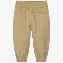 Baby Boys Beige Twill Trousers