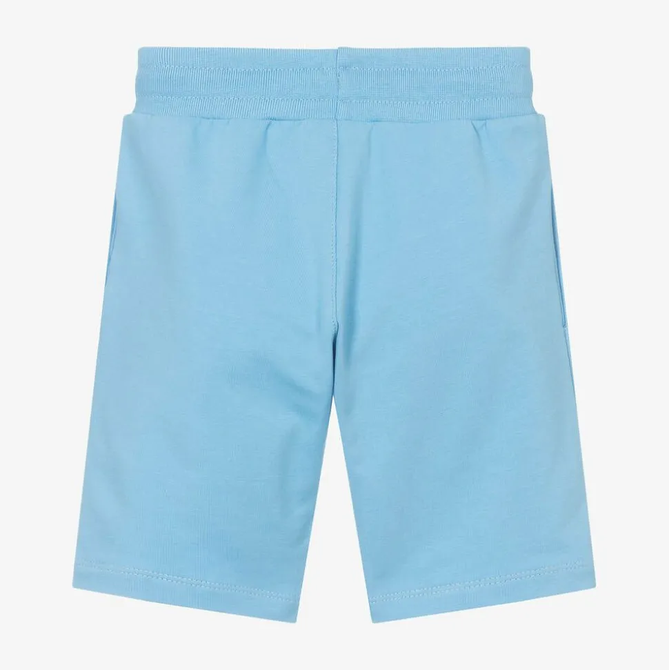 Baby Boys Blue Cotton Jersey Shorts