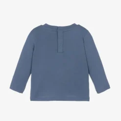 Baby Boys Blue Cotton Top