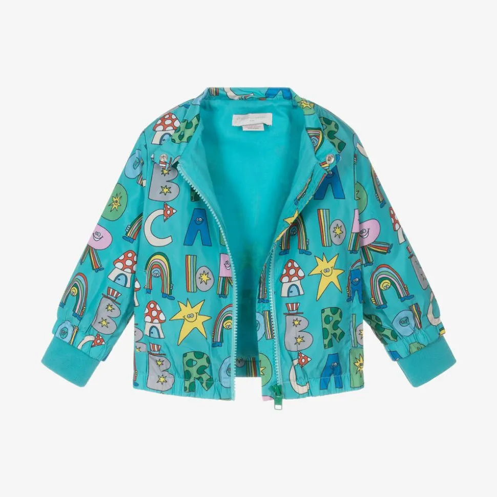 Baby Boys Blue Magical Letters Jacket
