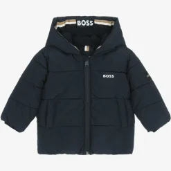Baby Boys Blue Puffer Jacket