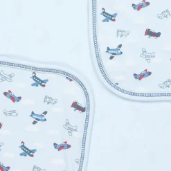 Baby Boys Blue Sky-High Planes Blanket (73cm)