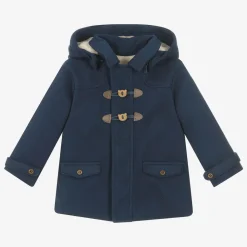 Baby Boys Navy Blue Duffle Coat