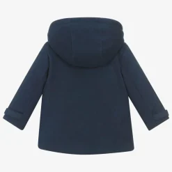 Baby Boys Navy Blue Duffle Coat