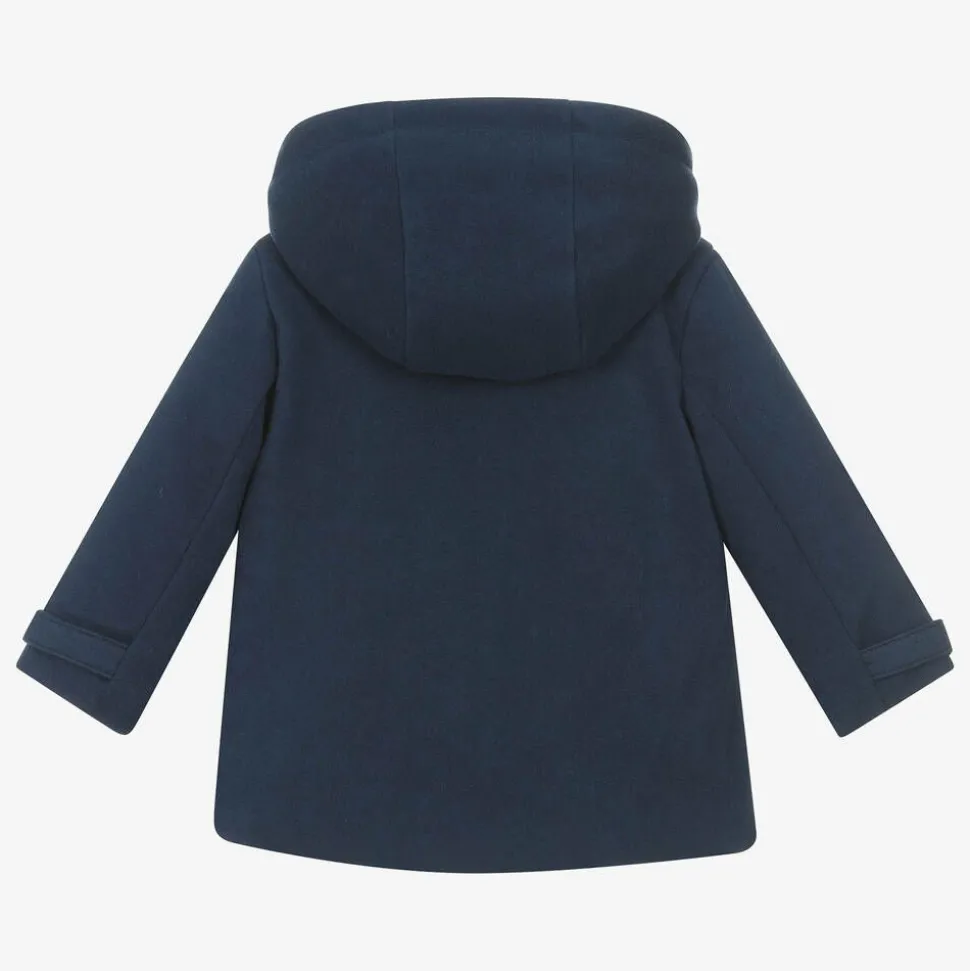 Baby Boys Navy Blue Duffle Coat