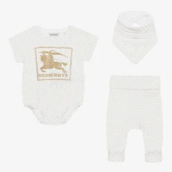 Baby Boys White Cotton EKD Gift Set