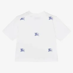Baby Boys White EKD Cotton T-Shirt