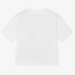 Baby Boys White Stamp Logo T-Shirt