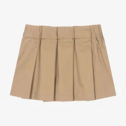 Baby Girls Archive Beige Cotton EKD Skirt