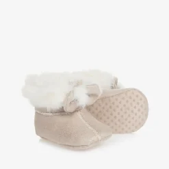 Baby Girls Beige Pre-Walker Boots