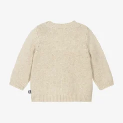 Baby Girls Beige Wool Knit Sweater