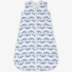 Baby Girls Blue Butterfly Sleeping Bag