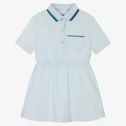 Baby Girls Blue Logo Polo Dress