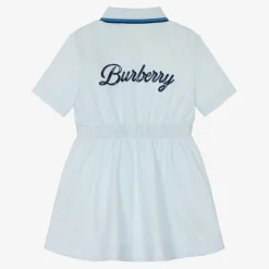 Baby Girls Blue Logo Polo Dress