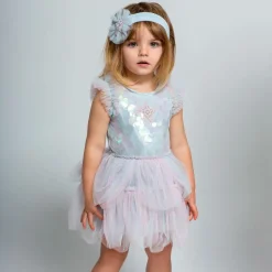 Baby Girls Blue Tulle Mermaid Costume