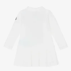 Baby Girls Ivory Cotton Piqué Dress