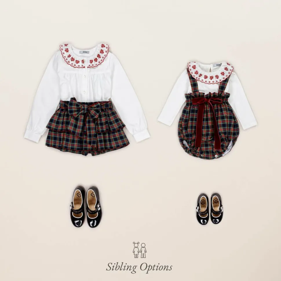 Baby Girls Ivory Embroidered Top