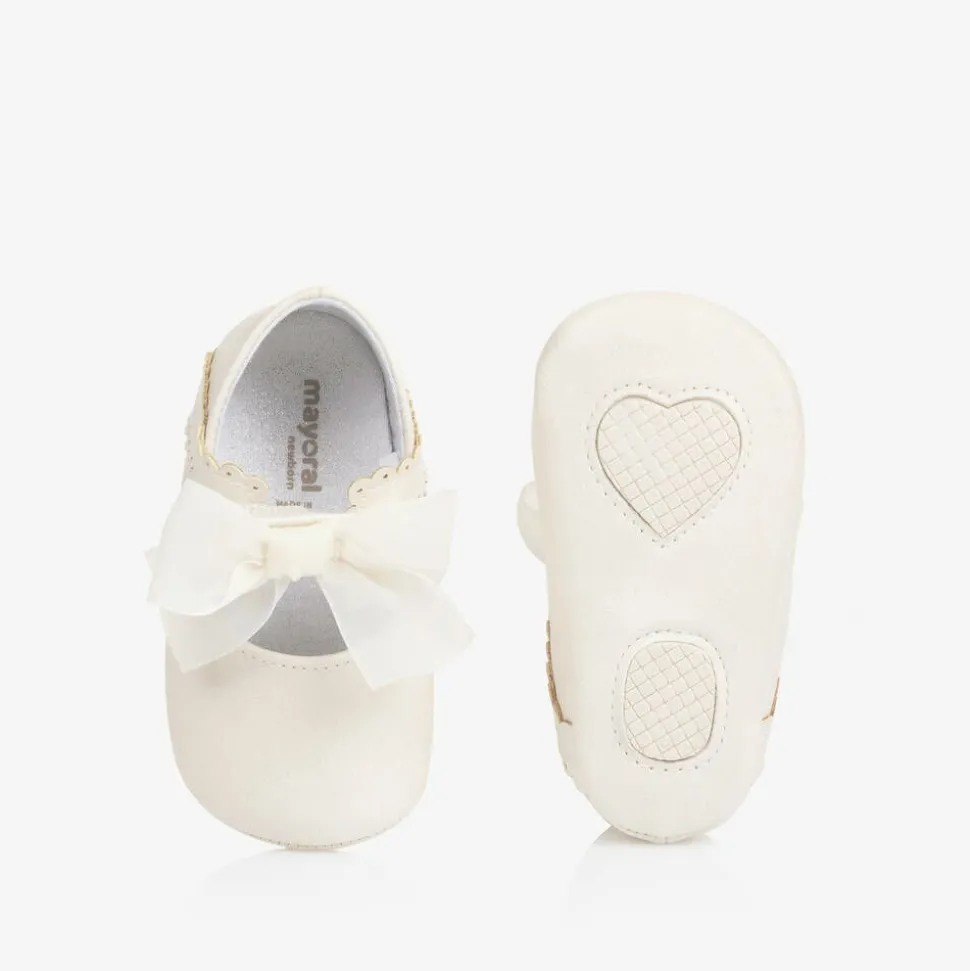 Baby Girls Ivory Pre-Walker Shoes