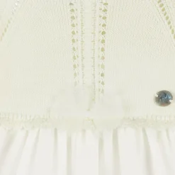 Baby Girls Ivory Tulle Ceremony Gown Set