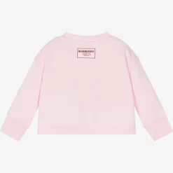 Baby Girls Pink Bear Sweatshirt