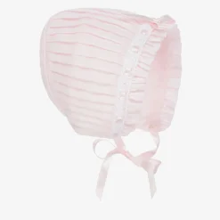 Baby Girls Pink Bonnet