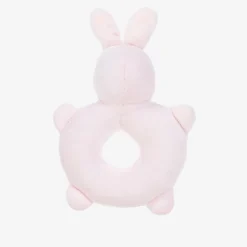 Baby Girls Pink Bunny Rattle Toy (14cm)