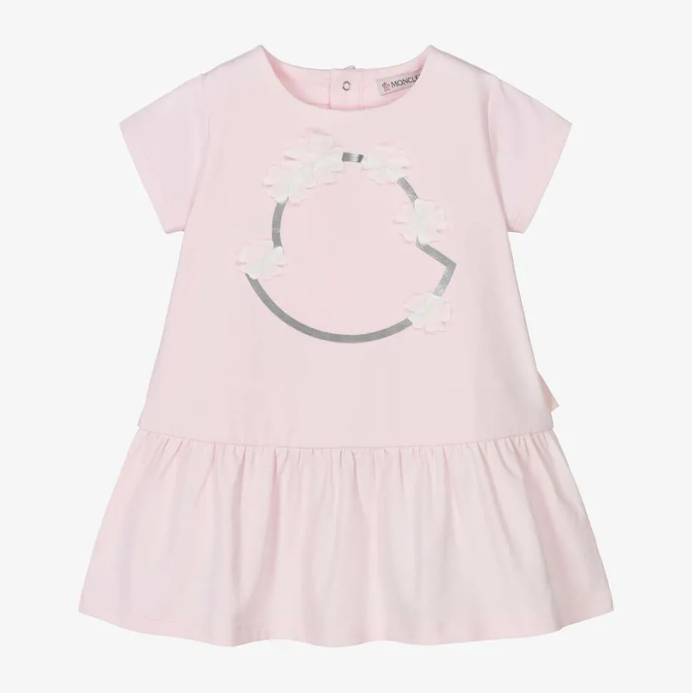 Baby Girls Pink Cotton Dress
