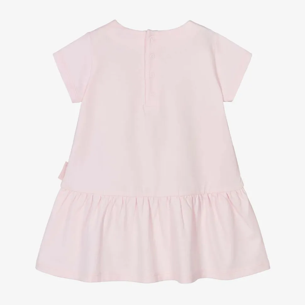 Baby Girls Pink Cotton Dress