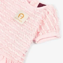 Baby Girls Pink Cotton Frilly Dress