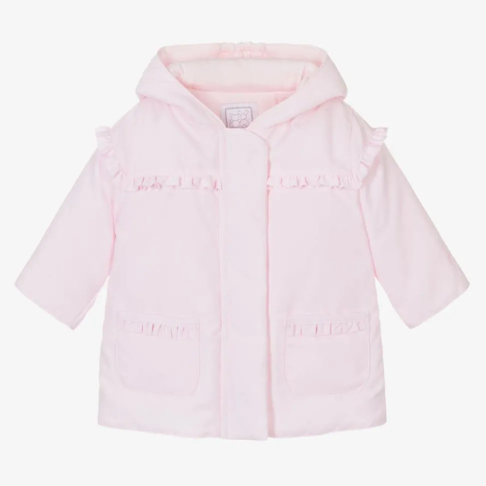 Baby Girls Pink Hooded Coat