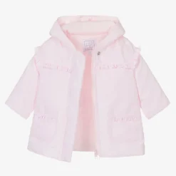 Baby Girls Pink Hooded Coat