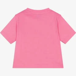 Baby Girls Pink Horseferry Cotton T-Shirt