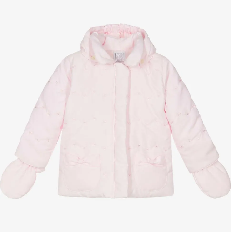 Baby Girls Pink Padded Jacket