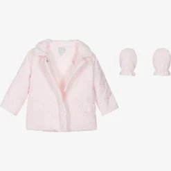 Baby Girls Pink Padded Jacket