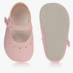 Baby Girls Pink Patent Pre-Walker Shoes