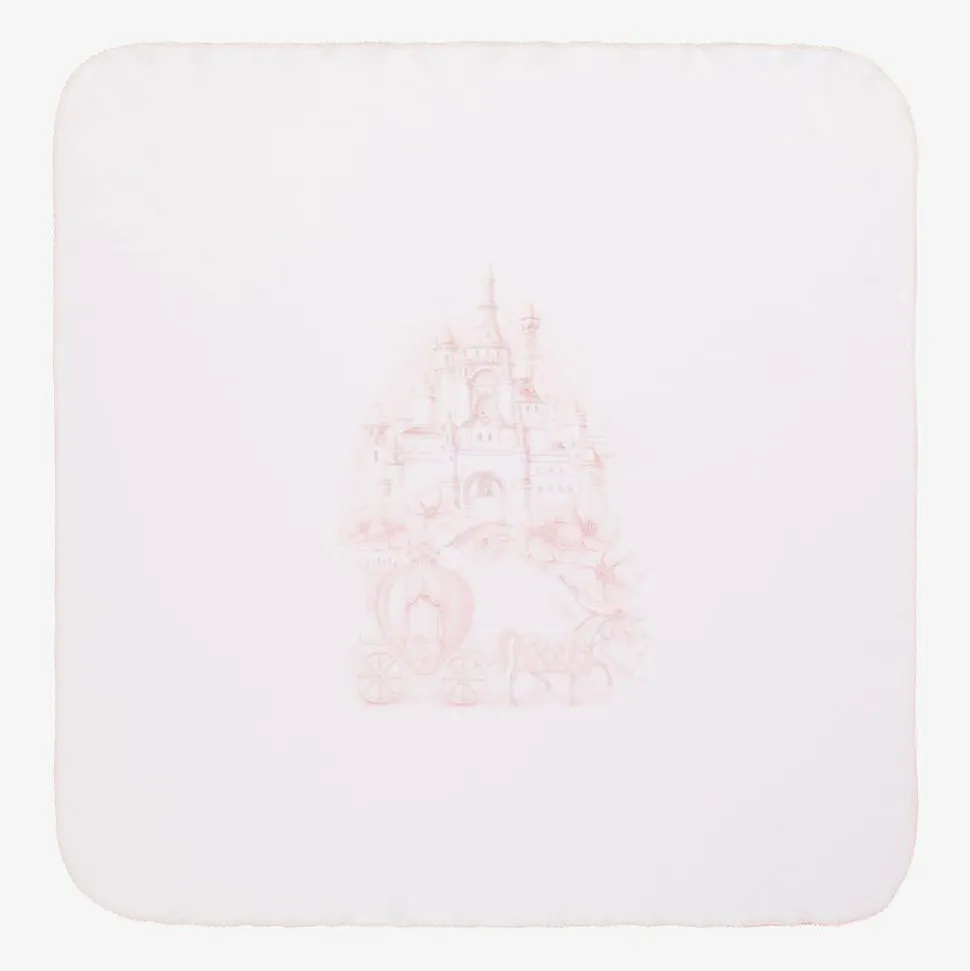 Baby Girls Pink Princess Cotton Blanket Gift Set