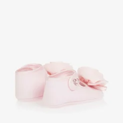 Baby Girls Pink Rose Pre-Walker Shoes