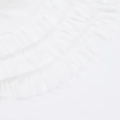 Baby Girls White Cotton Blanket (86cm)