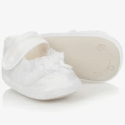 Baby Girls White Lace Shoes