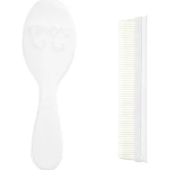 Baby White Brush & Comb Set