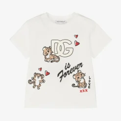 Baby White Cotton T-Shirt