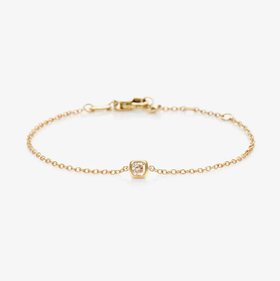Babys 1st 18kt Gold & Diamond Bracelet