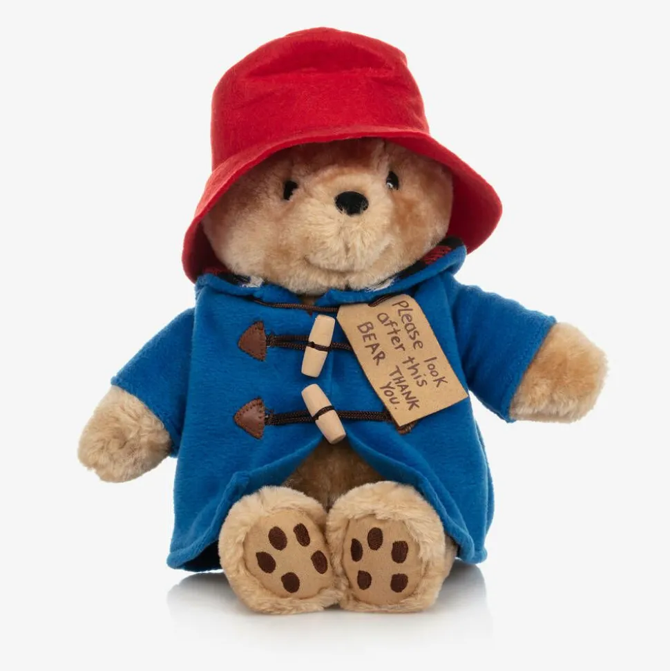 Beige & Blue Paddington Bear Soft Toy (28cm)