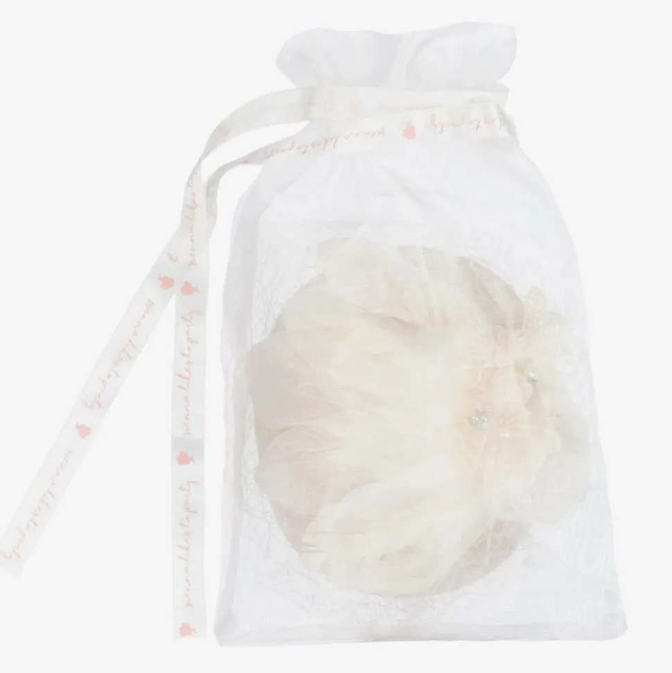 Beige & Ivory Occasion Hat