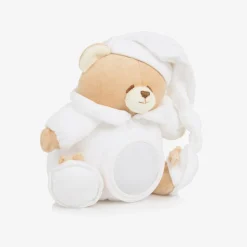 Beige & White Teddy Bear Night Light (23cm)