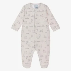 Beige Cotton Toys Babygrow