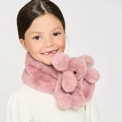 Beige Faux Fur Bunny Snood