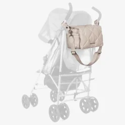 Beige Faux Leather Changing Bag (34cm)